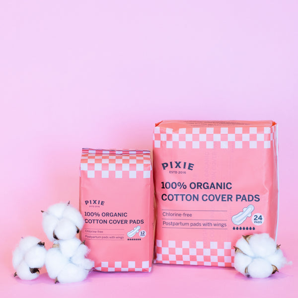 Load image into Gallery viewer, Disposable Organic Cotton Postpartum Pads