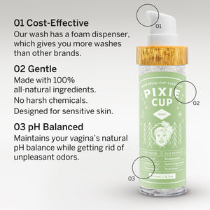 Pixe Foam Wash with Bamboo Lid - Clearance